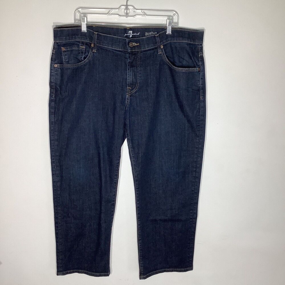 7 For All Mankind Mens Austyn Jeans Blue Size 40 x 27.5 - Picture 3 of 11